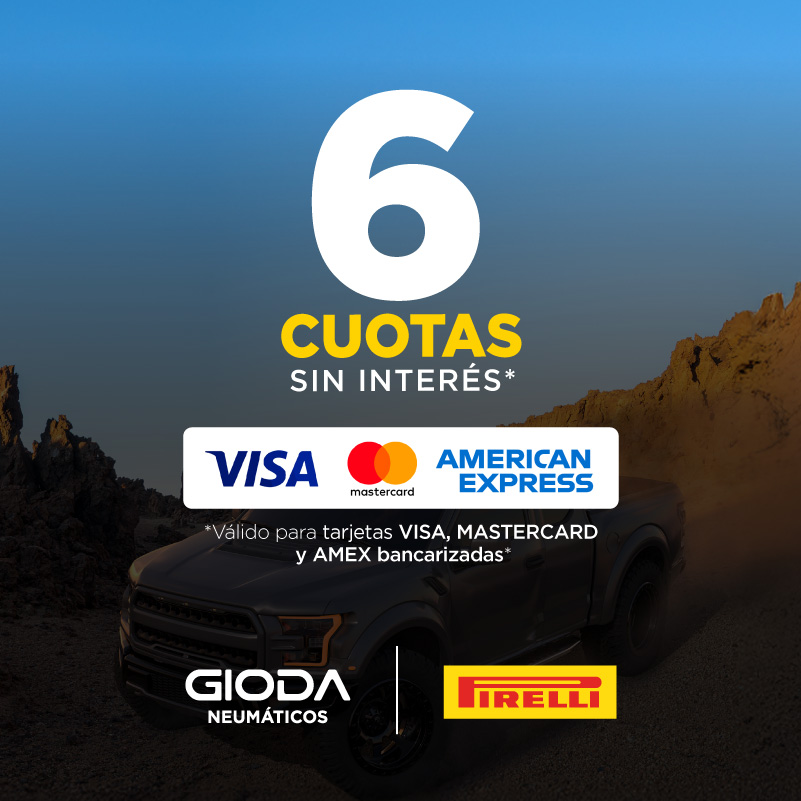 6 cuotas sin interes