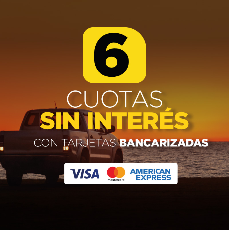 6 cuotas sin interes