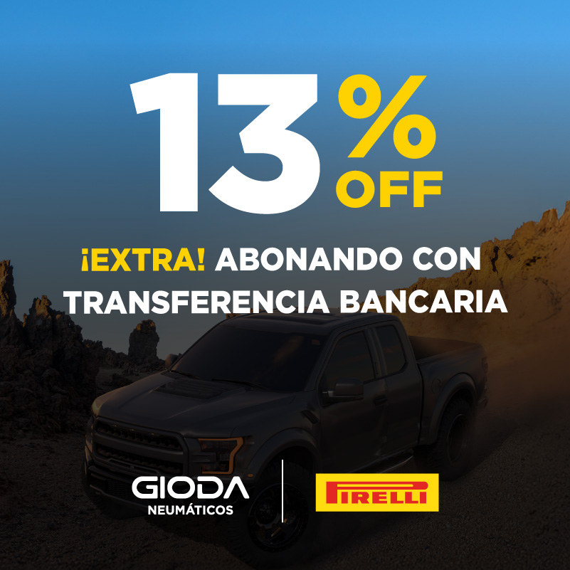 13% off transferencia